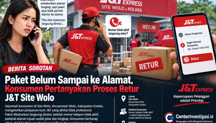 Paket Belum Diantar, Sudah Diretur? Pelayanan Kurir J&T Site Wolo Dikeluhkan Konsumen